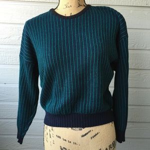 Striped Crop Sweater