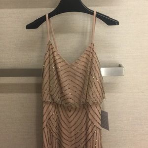 Adrianna Papell beaded gown