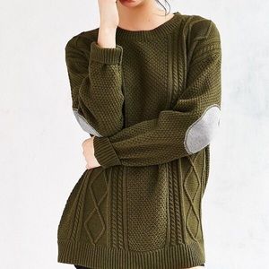 Urban Outfitters BDG Oversized Elbow Patch Sweater