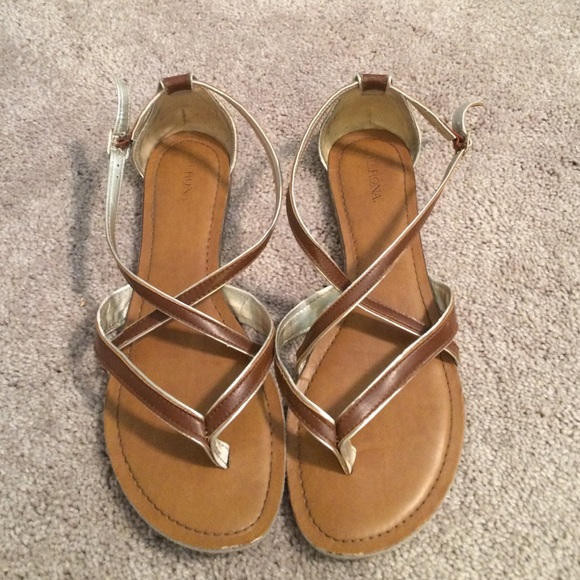 Brown sandals