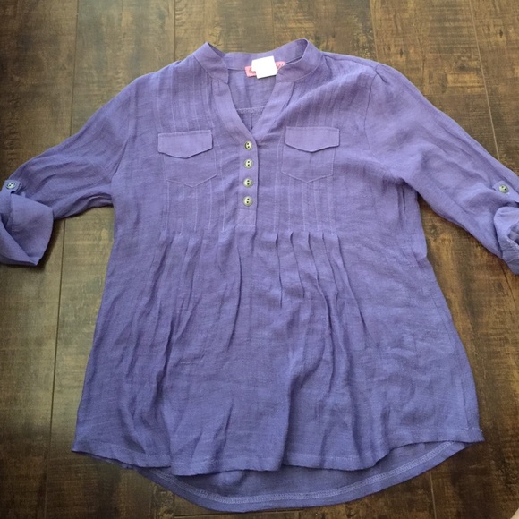 REDUCED Girl's NWT 3/4 sleeve shirt.  Size 12/14