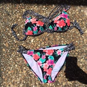 Beautiful floral bathing suit