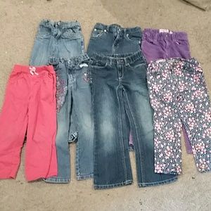Girls lot of pants