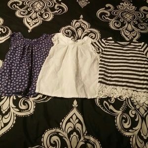 BUNDLE. 3 tees for girls size 4T