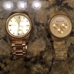 Two Michael Kors watches