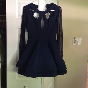 Navy blue dress
