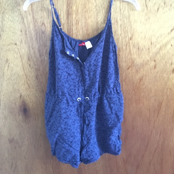 H&M cheetah print romper