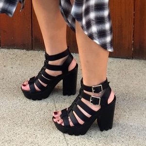 Gladiator Platform Heels