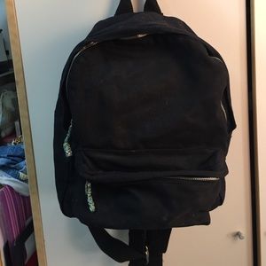 Black backpack