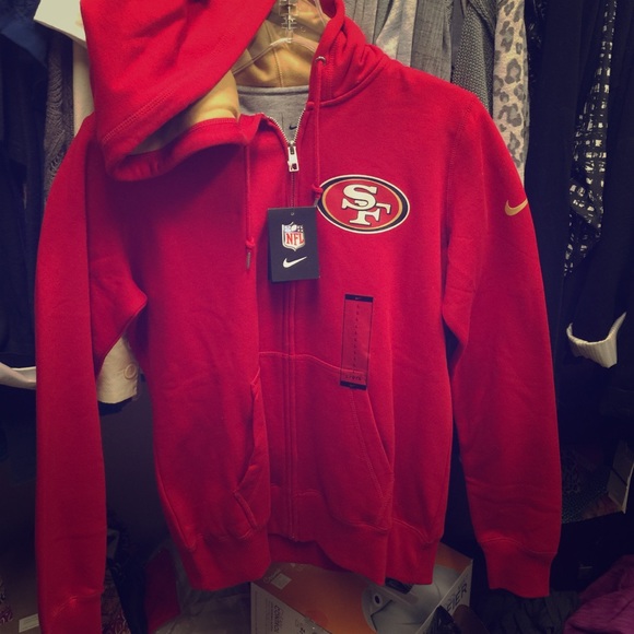 San Francisco 49er zip up hoodie