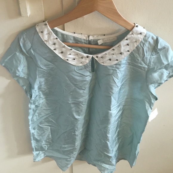 Hinge | Beaded Collar Blouse