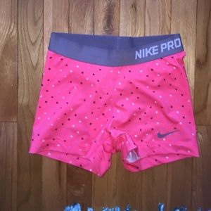 Pink nike pros