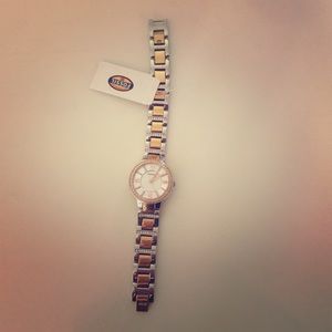 Brand new silver & gold Fossil watch