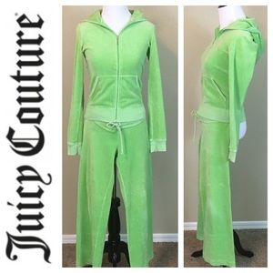 bright green tracksuit
