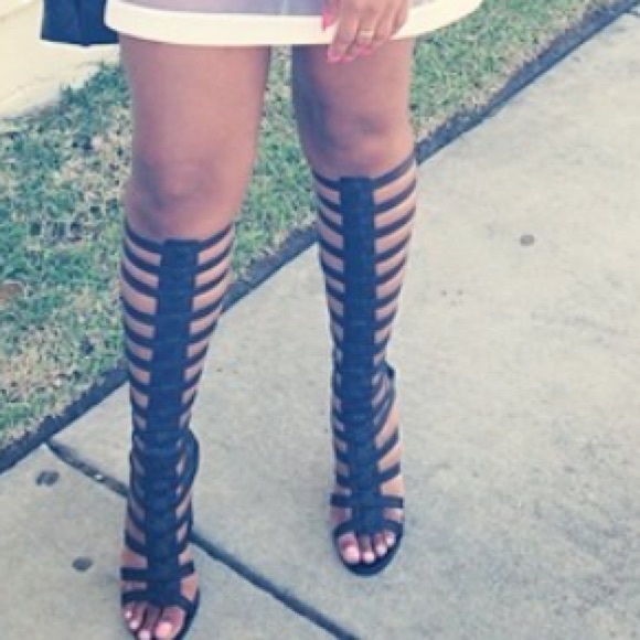 Michael atonio gladiator heels worn once