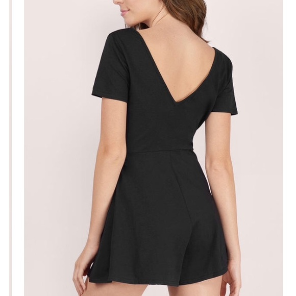Casual black romper - Picture 2 of 4