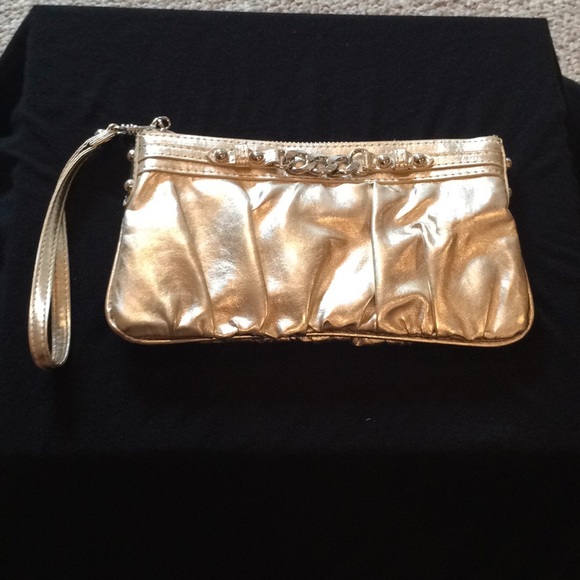 Express Gold wristlet