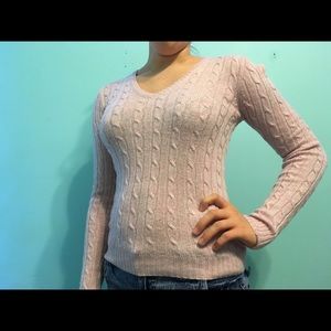 Cute light pink sweater! :D