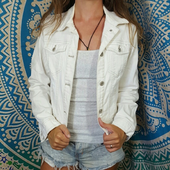 White Denim Jacket