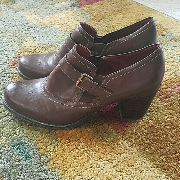 Naturalizer Shoes - Naturalizer Brown Sz 10 Heel Booties