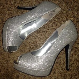 Glitter heels