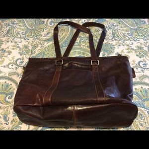 Jack Georges leather tote