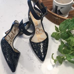 Sam Edelman Patent Leather Pointy Toe Pump size 8