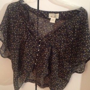 CUTE FLORAL CROP TOP