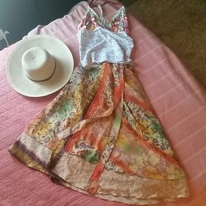 Guru Layered Wrap Skirt Festival Fun!