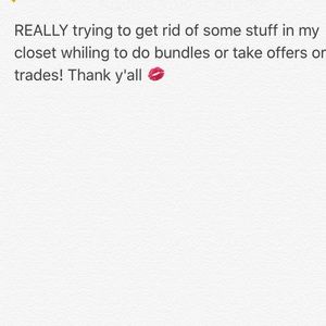 Trades, bundles, and offers 😁