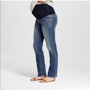 Liz Lange maternity bootcut jeans
