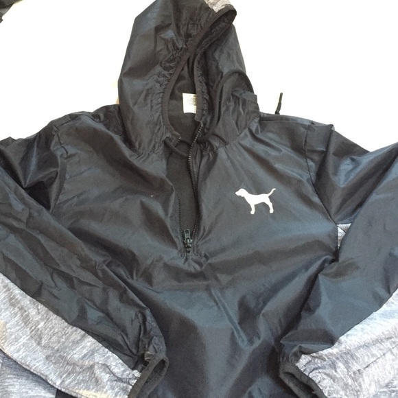 Pink rain jacket