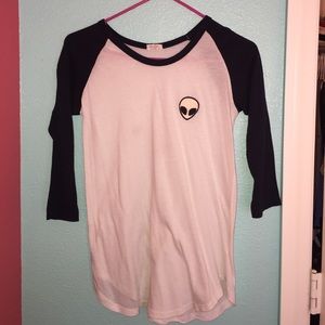 Brandy Melville/John Galt baseball tee