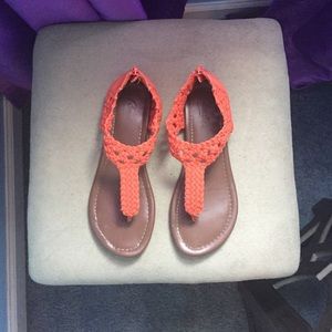 Orange Sandals