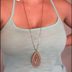 Jessica Simpson Statement Pendant Necklace