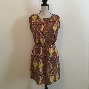 Paisley print boutique dress