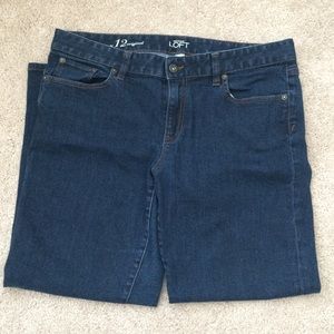 Loft Size 12 Original Blue Jeans