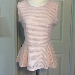 BCBG peplum top