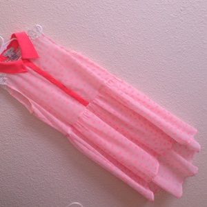 see through pock a dotted dress