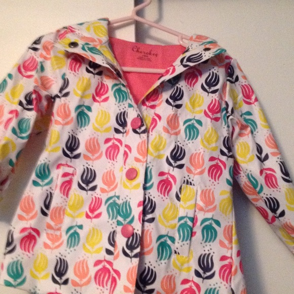 NWOT Hooded infant/toddler rain coat