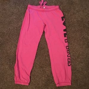VS Pink Cropped Sweats
