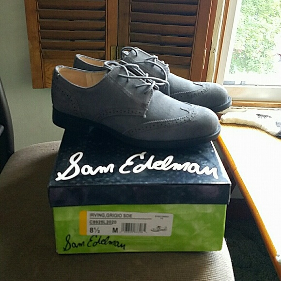Sam Edelman Irving Grey Brogue Oxford