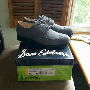 Sam Edelman Irving Grey Brogue Oxford