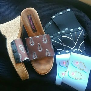 Lexees changeable wedge shoe