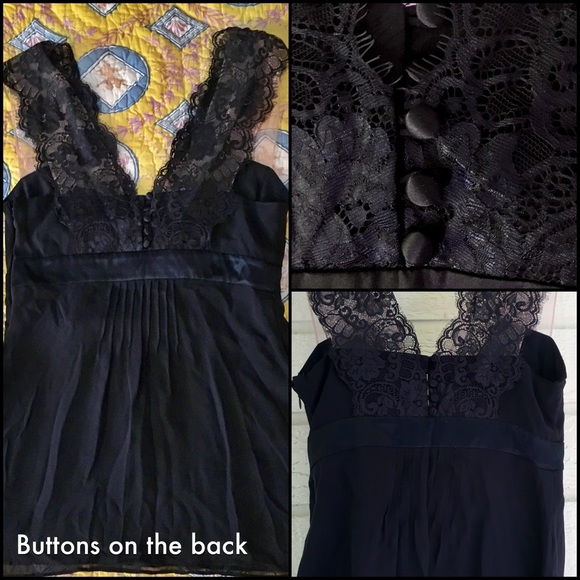 NWT BCBG MAXAZRIA 100% Silk Chiffon Top - Picture 3 of 4