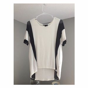 Classy high low tee