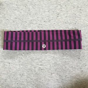 Lulu lemon purple striped headband