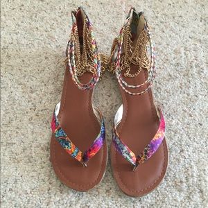 Zigi Soho Chain Gold Sandals