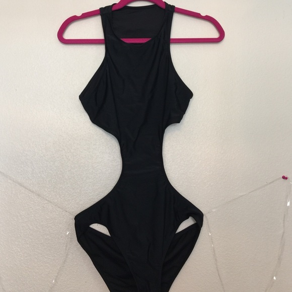Forever 21 Black One Piece Swimsuit