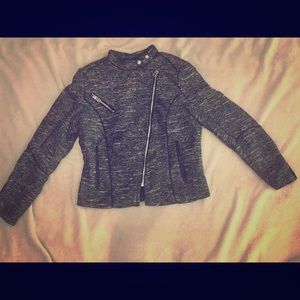 Tweed motorcycle jacket